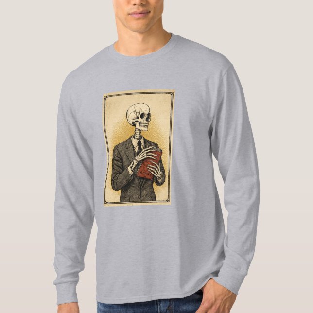 Dödskalleporträtt T Shirt (Framsida)