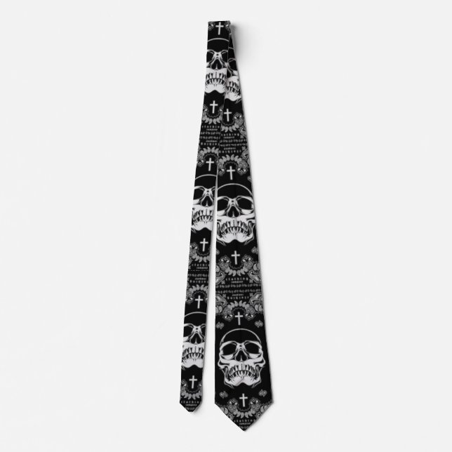 Dödskallesmycken Slips (Baksida)