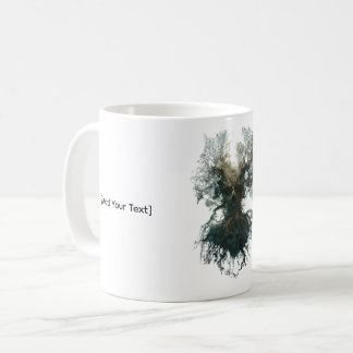 Dödskalleträd Surreal Mörk Natur Kaffemugg