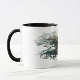 Dödskalleträd Surreal Mörk Natur Mugg