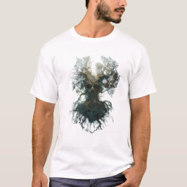 Dödskalleträd Surreal Mörk Natur T Shirt