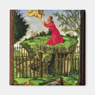 Dödskampen i trädgården, c.1500 magnet