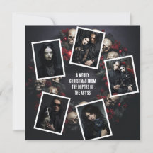 Dödskrans Fotos Goth jul Anpassad meddelande