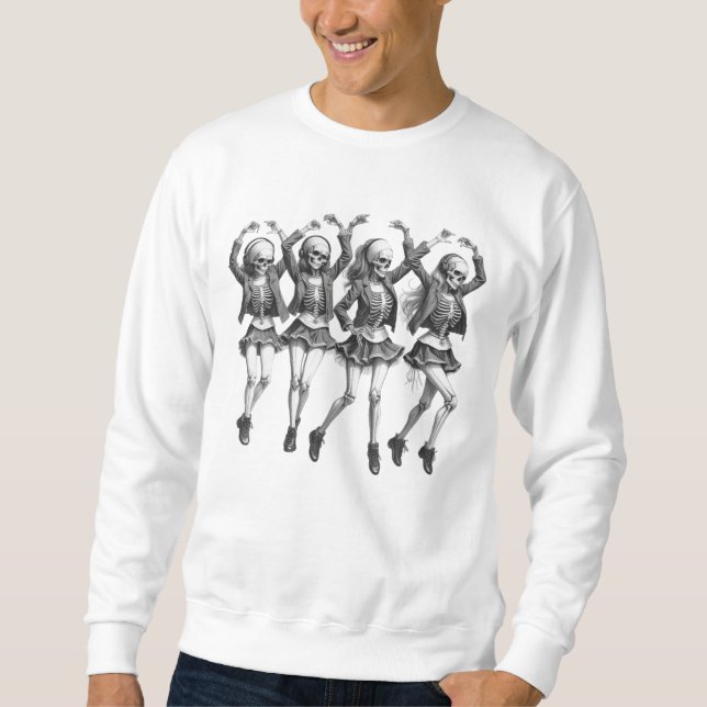 Dödskvinnor Dance Lång Ärmad Tröja (Framsida)