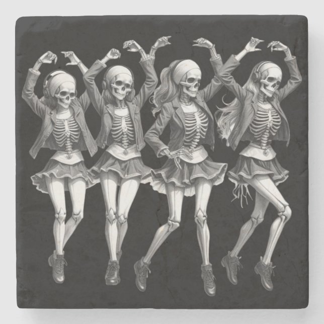 Dödskvinnor Dance Stenunderlägg (Framsidan)