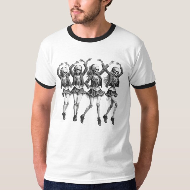 Dödskvinnor Dance T Shirt (Framsida)