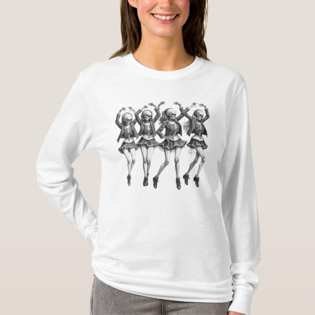 Dödskvinnor Dance T Shirt (Framsida)