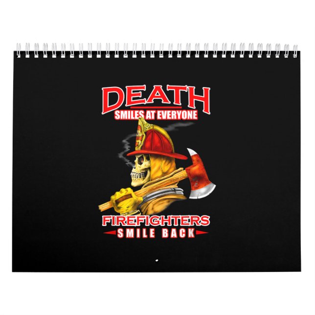 Dödsleenden på alla brandmän kalender (Omslag)