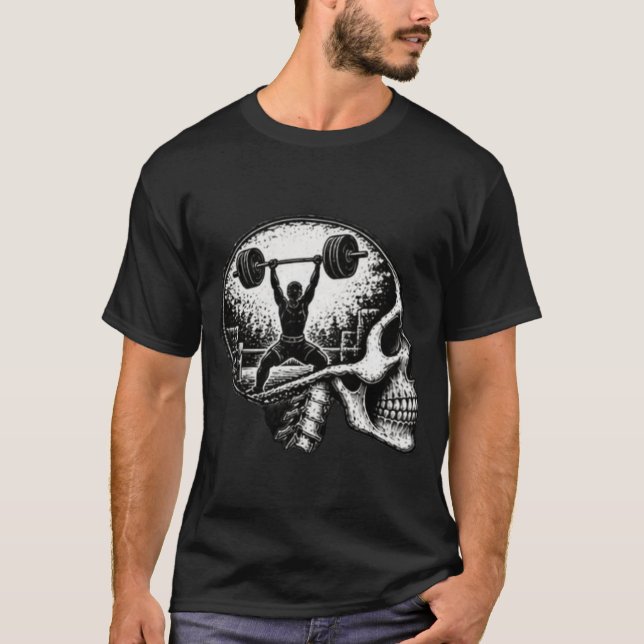 Dödslyftscirkel T Shirt (Framsida)