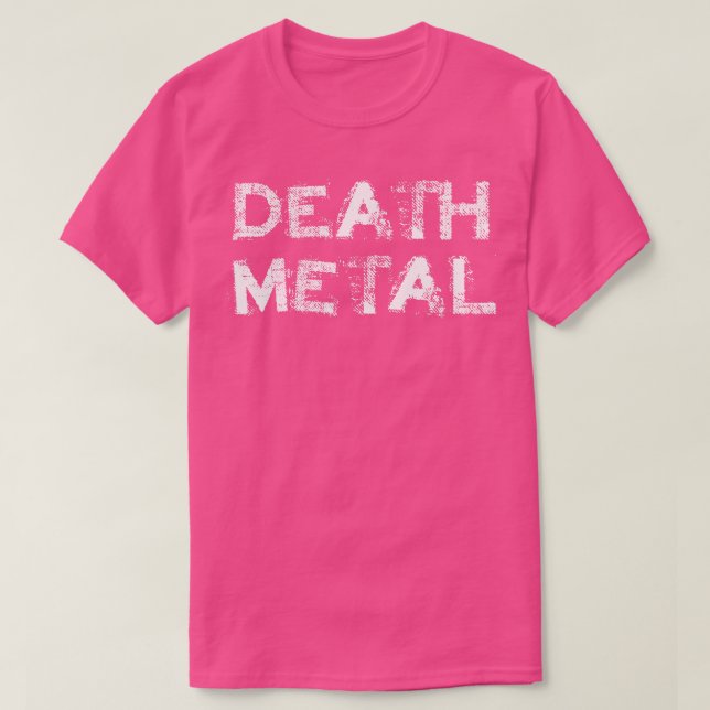 Dödsmärke Metall T Shirt (Design framsida)