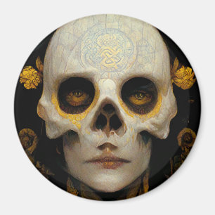 Dödsmask Fantasy Sci-Fi Art Magnet