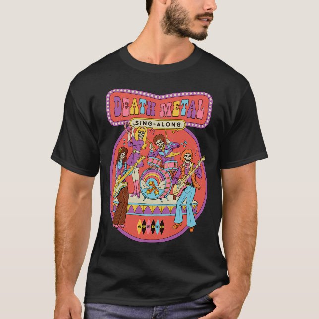 Dödsmetall-sångalong T Shirt (Framsida)