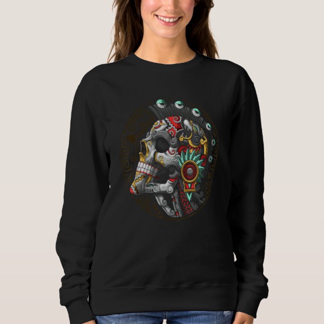 Dödsmonster Spöke Skräck Horror Cool Djärv Stark  T Shirt (Framsida)