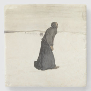 Dödspromenad (av Magnus Enckell) Stenunderlägg