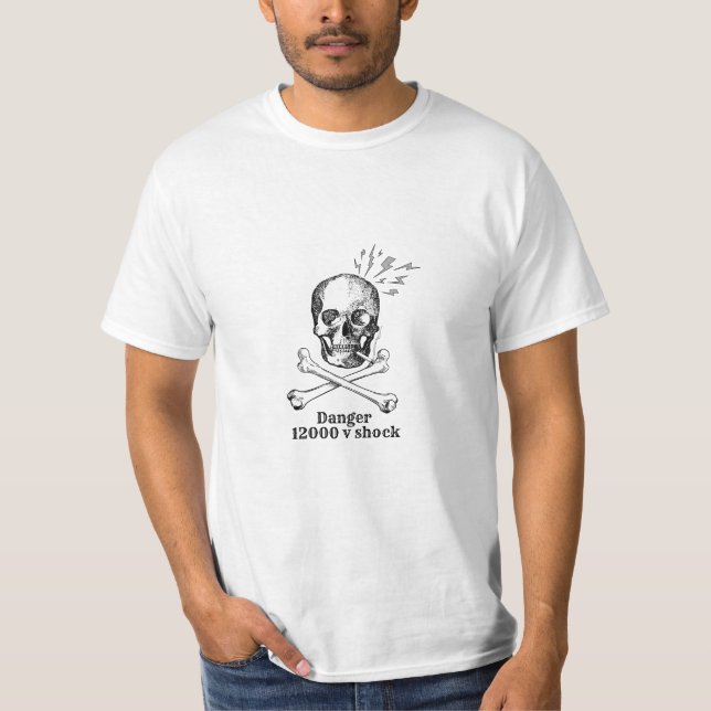 Dödsrisk tema t-shirt (Framsida)