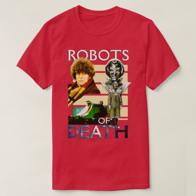 Dödsroboter T Shirt (Design framsida)
