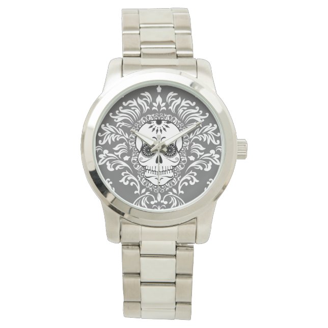 Dödsskada - Chic Sugar Skull Wrist Watch Armbandsur (Framsida)