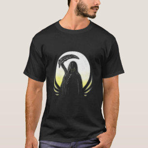 Dödsskeleton dödskalle läskig kräkning t shirt