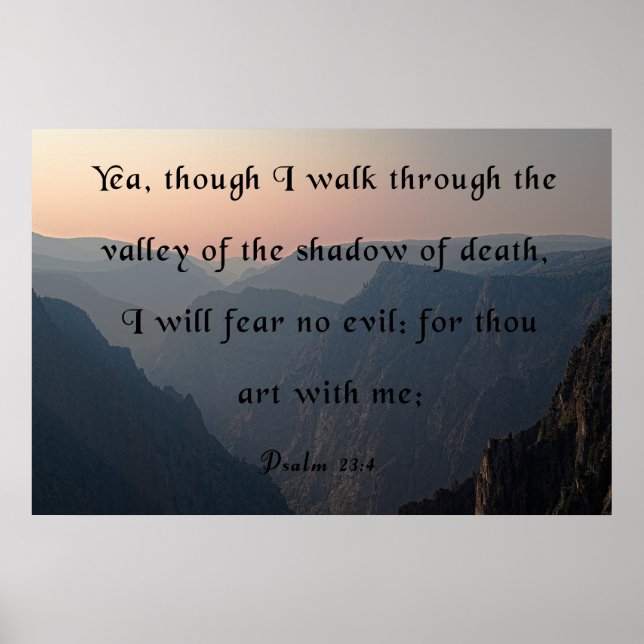 Dödsskuggans dal poster (Framsidan)