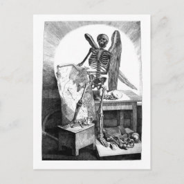Dödsstudier Mans Anatomy vycard Vykort
