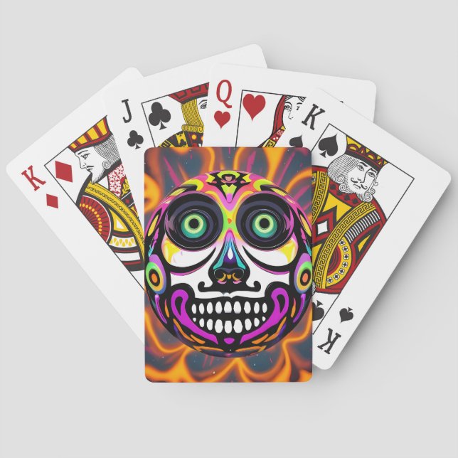 Dödstalet skenar casinokort (Baksidan)