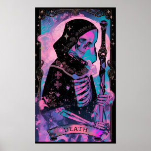 DödsTarot Card Witchy Poster