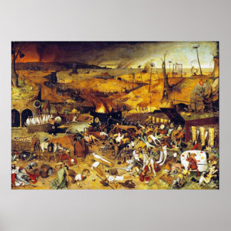 Dödstriumf (av Pieter Bruegel) Poster