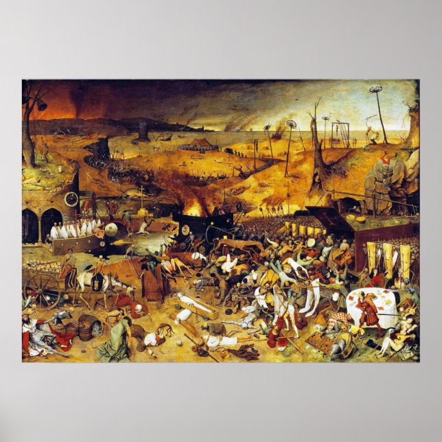 Dödstriumf (av Pieter Bruegel) Poster (Framsidan)