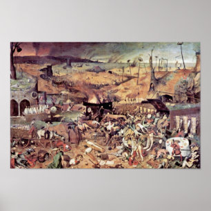 Dödstriumf vid Bruegel D. Ä. Pieter Poster
