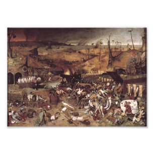 Dödstriumfen av Peter Bruegel Fototryck