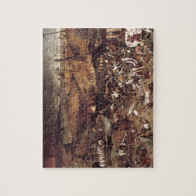 Dödstriumfen av Peter Bruegel Pussel (Vertikal)