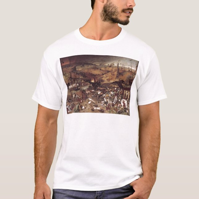 Dödstriumfen av Peter Bruegel Tee Shirt (Framsida)