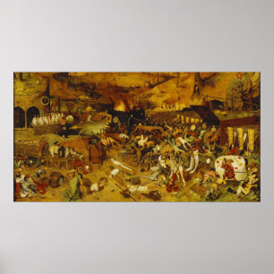 Dödstriumfen av Pieter Bruegel den äldre Poster