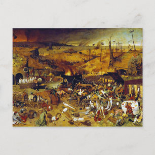 Dödstriumfen av Pieter Bruegel den äldre Vykort