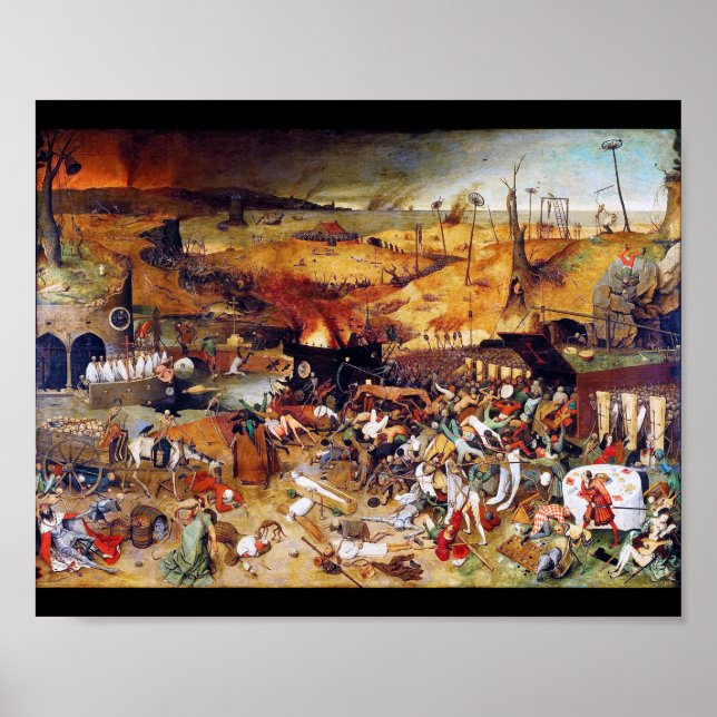 Dödstriumfen, Pieter Bruegel Poster (Framsidan)