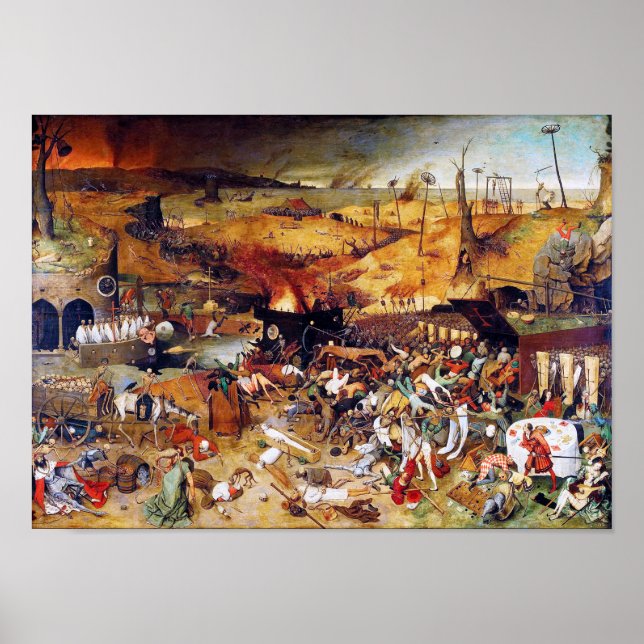Dödstriumfen, Pieter Bruegel Poster (Framsidan)