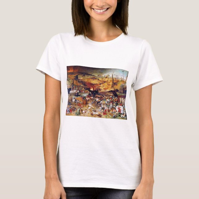 Dödstriumfen, Pieter Bruegel T Shirt (Framsida)
