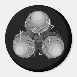 Dödsvirus Biohazard Magnet