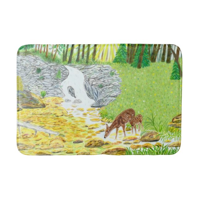 Doe and Fawn Badrumsmatta (Framsidan)