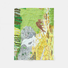 Doe and Fawn Fleecefilt