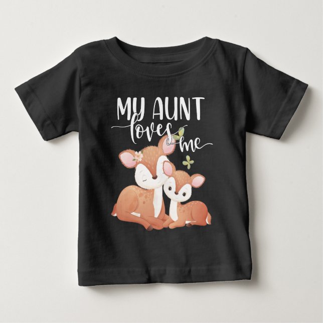 Doe and Fawn Min faster älskar mig T Shirt (Framsida)