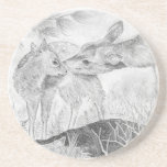 Doe and Fawn Underlägg<br><div class="desc">Ta hand om fawn</div>