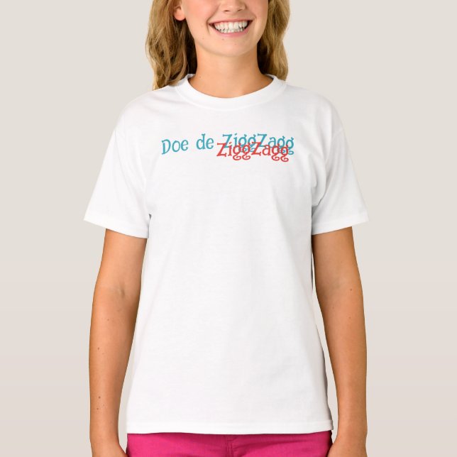 Doe de ZiggZagg - Tshirt T Shirt (Framsida)