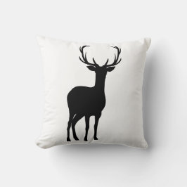 Doe Deer Rustik Lanthugg Landskaps Minimalistisk Kudde