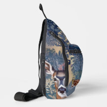 Doe Hjort Mönster Sling Bag