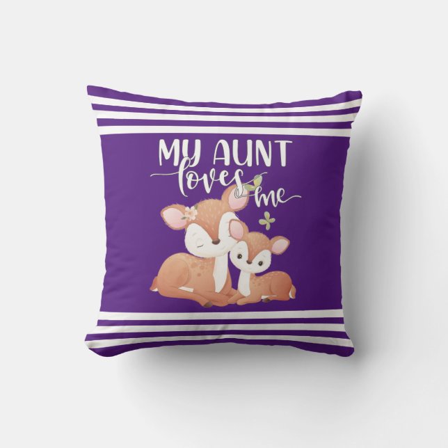 Doe och Fawn My Moster Kärlek me Kudde (Framsida)