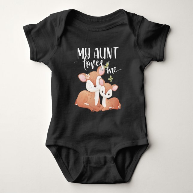Doe och Fawn My Moster Kärlek me T Shirt (Framsida)