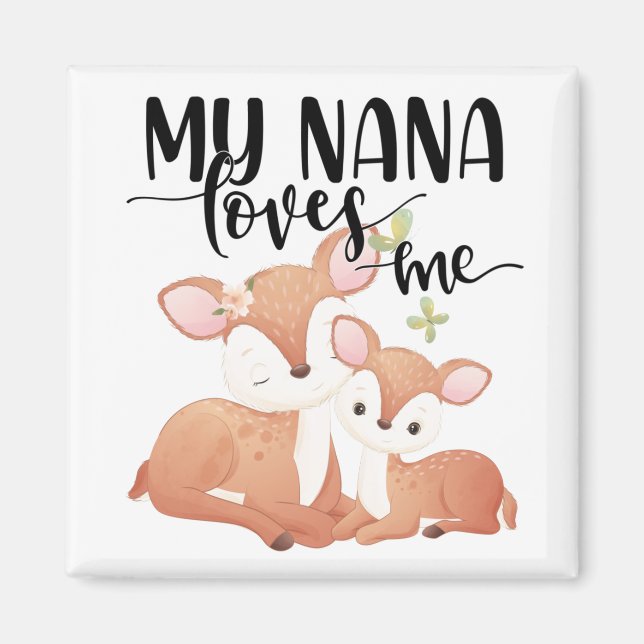 Doe och Fawn My Nana Kärlek Me Magnet (Framsidan)