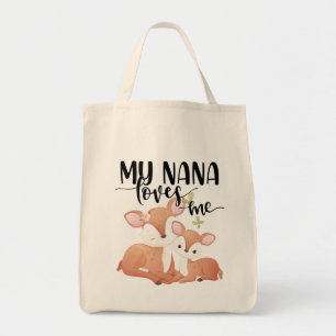 Doe och Fawn My Nana Kärlek Me Tygkasse