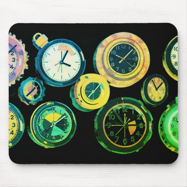 Does Anyone Really Know What Time It Is Mousepad Musmatta (Framsidan)